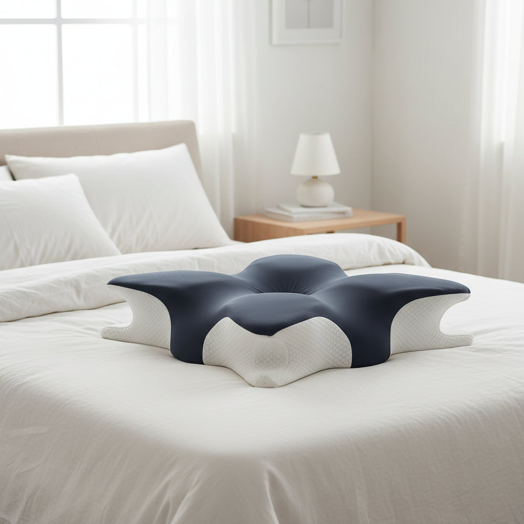 Memory Foam Pillows Butterfly Shaped Relaxing Cervical Slow Rebound Neck Pillow Pain Relief Sleeping Orthopedic Pillow Beding
