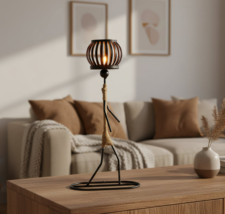 Metal Candle Holder Home Decor Accessories African Candlesticks for Candles Decorative Chandeliers Candle Wedding Centerpieces