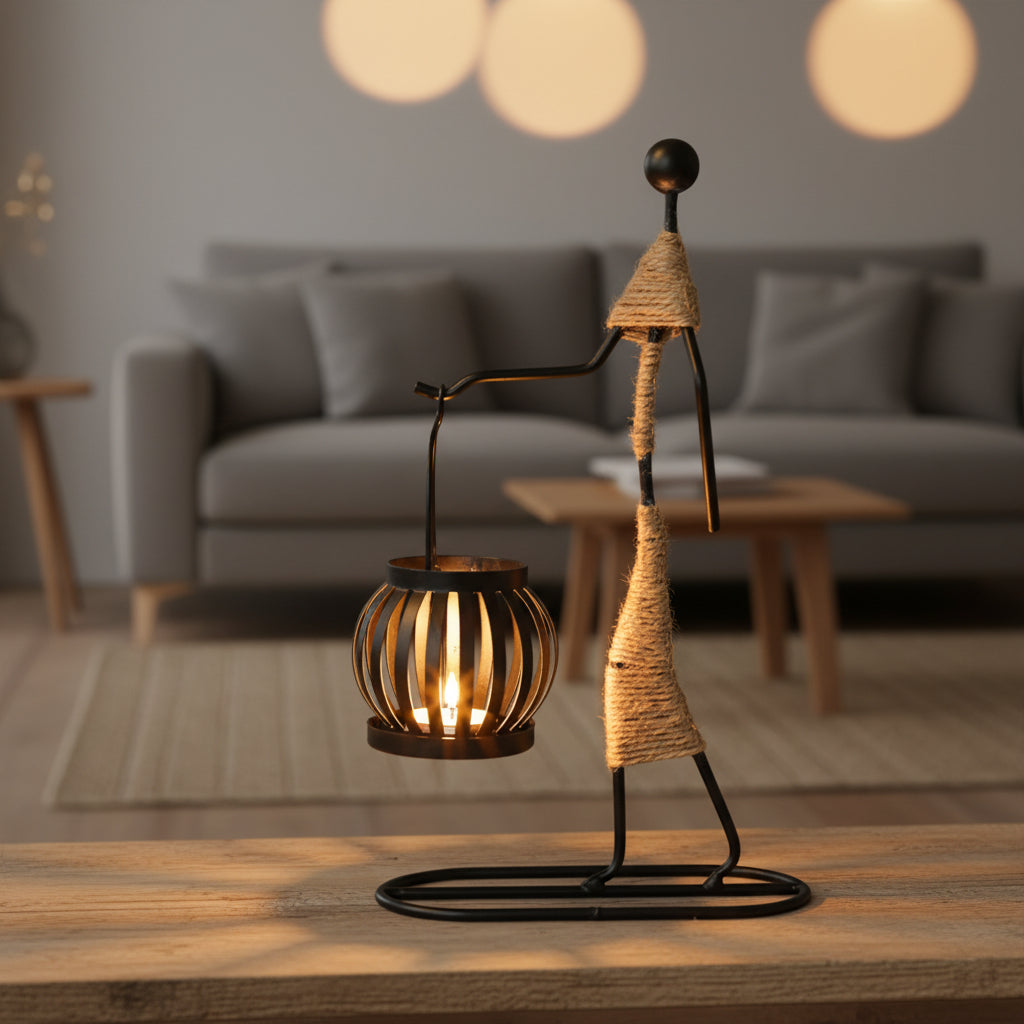 Metal Candle Holder Home Decor Accessories African Candlesticks for Candles Decorative Chandeliers Candle Wedding Centerpieces