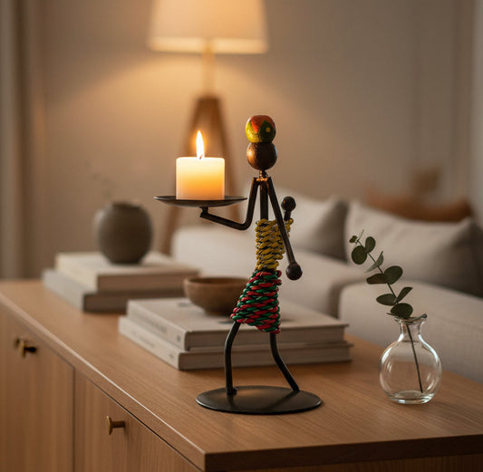 Metal Candle Holder Home Decor Accessories African Candlesticks for Candles Decorative Chandeliers Candle Wedding Centerpieces