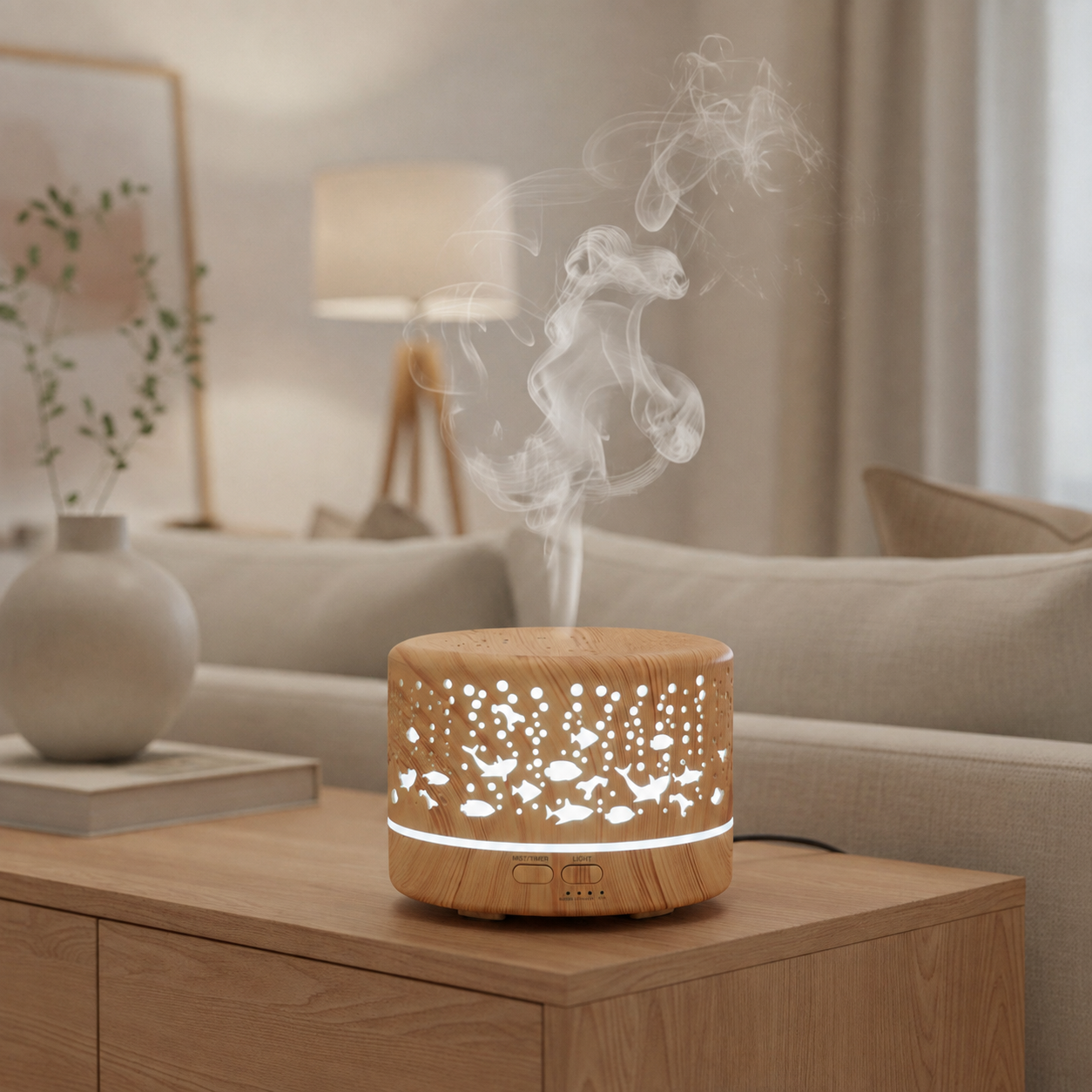 Aura - Diffusore Aromatico in Legno
