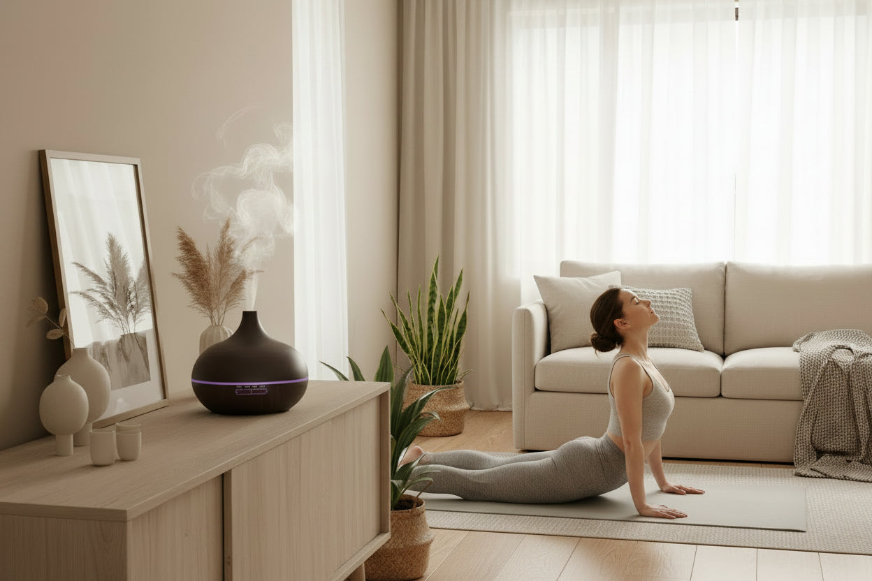 Remote Control Humidifier Essential Oil Diffuser with 7 Color LED Humidificador 300Ml 500Ml Ultrasonic Aroma Diffuser for Home